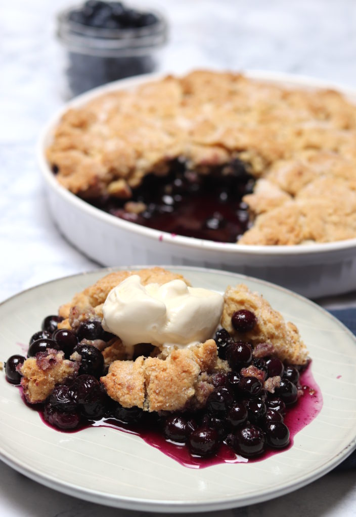 My Favorite Blueberry Cobbler | Chapi's Kitchen